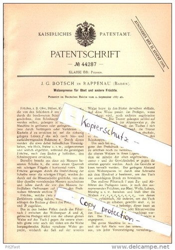Original patent g botsch - -,